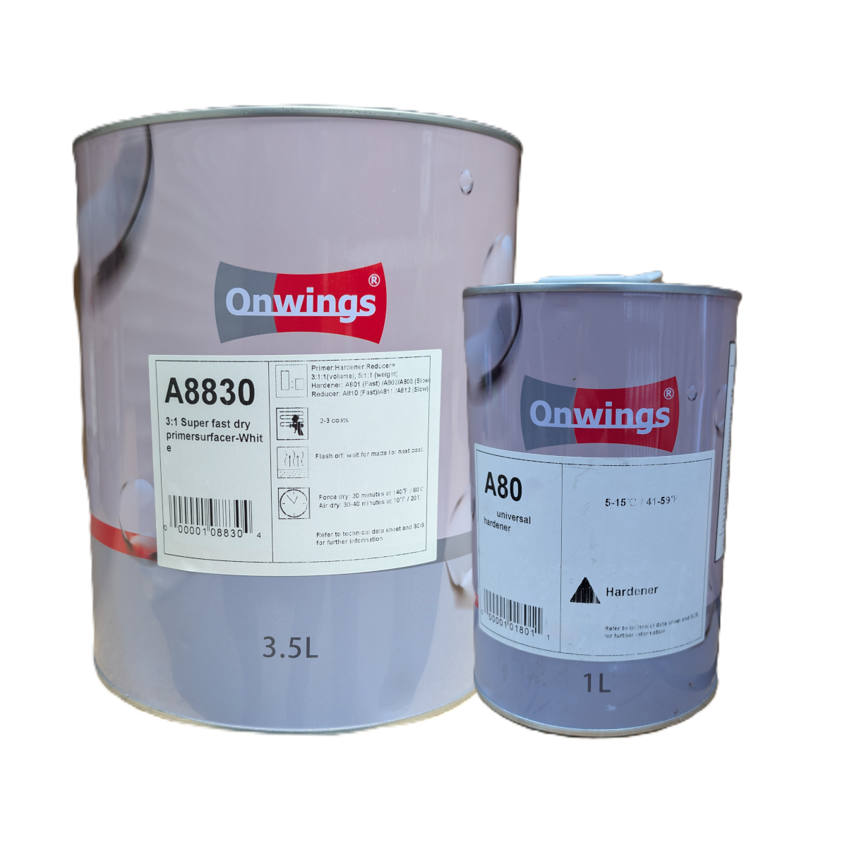 Onwings A8830 Primer Surfacer White 4.5L Kit