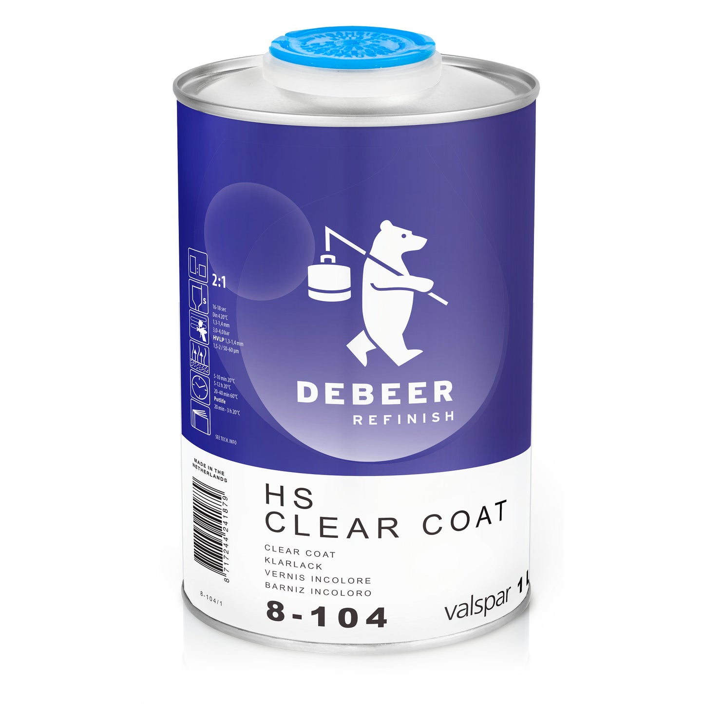 Debeer 8-104 HS Clearcoat