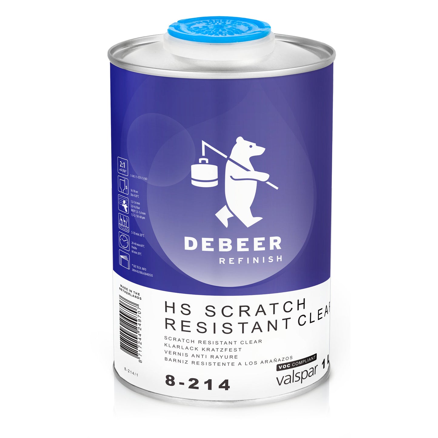 Debeer 8-214 Scratch-Resistant Clearcoat