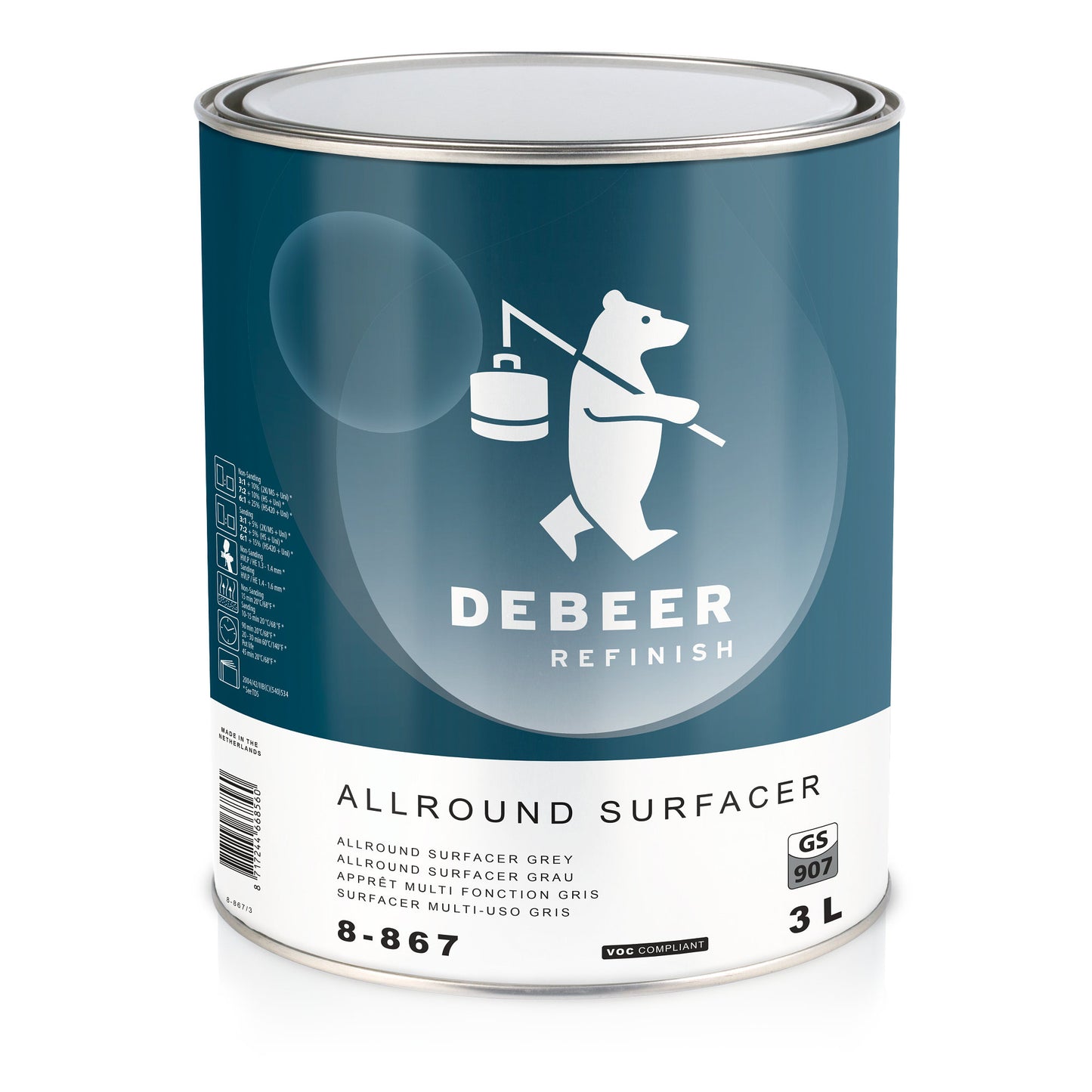 Debeer Allround Surfacer Grey