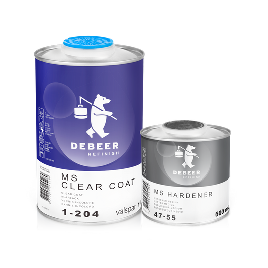 Debeer 1-204 MS Clearcoat 1.5L Kit