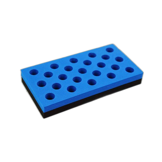 Sanding Block - Blue with Holes