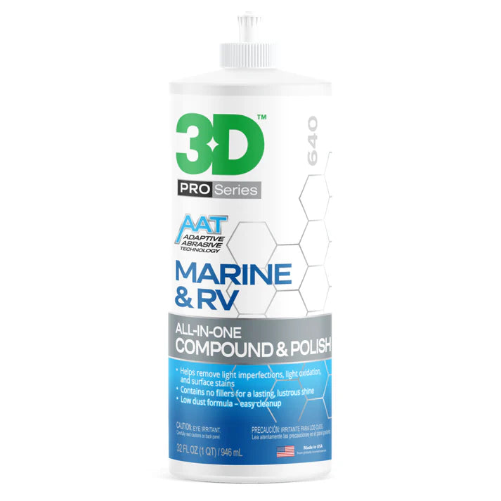 3D Marine & RV All-In-One Compound and Polish