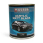 Master Acrylic Lacquer Matt Black 1Lt