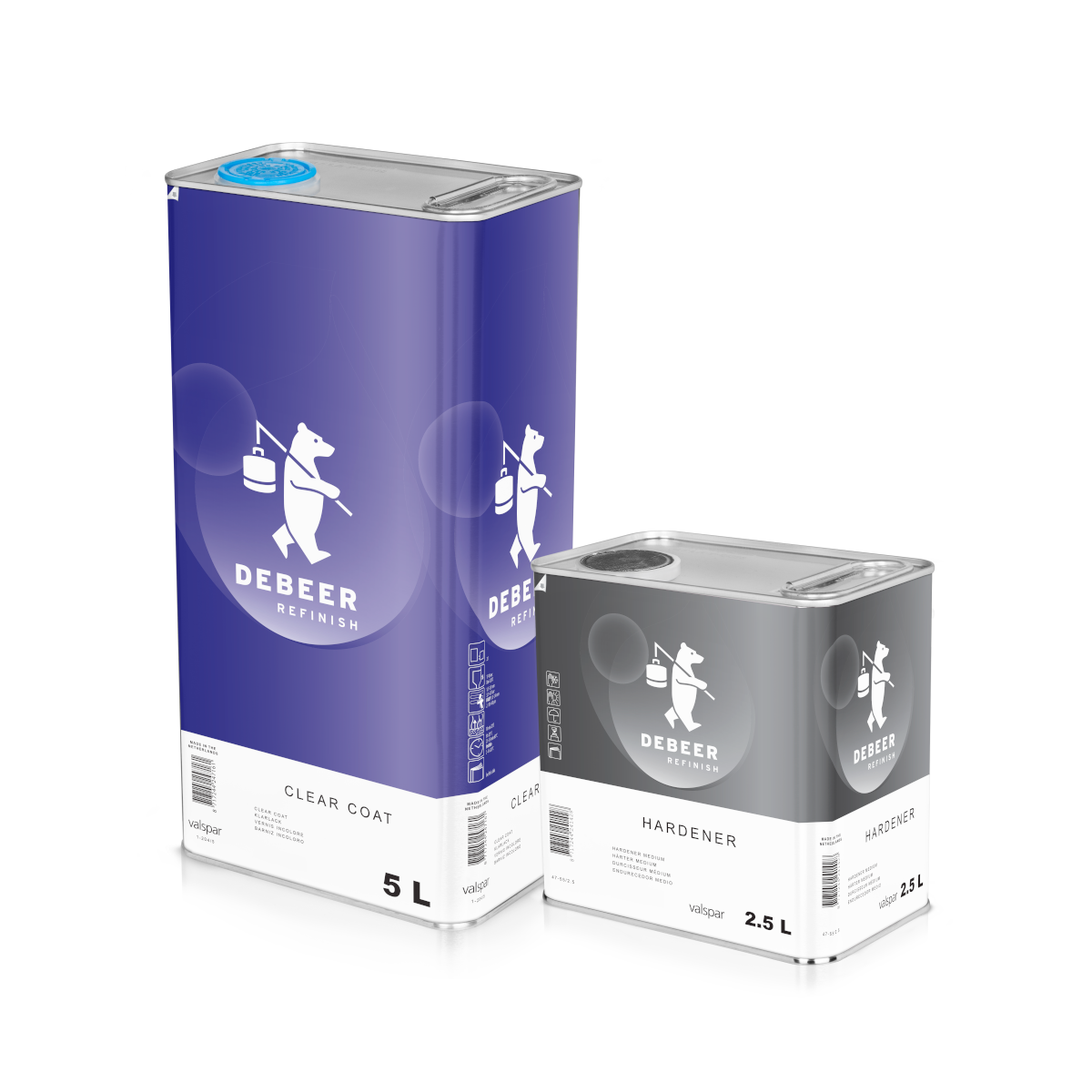 Debeer 8-104 HS Clearcoat 7.5L Kit