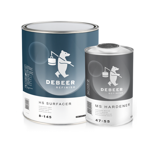 Debeer 8-145 HS Surfacer Kit Grey
