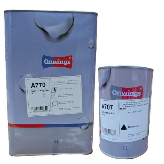 Onwings A770 Fast Curing Clearcoat 5L Kit