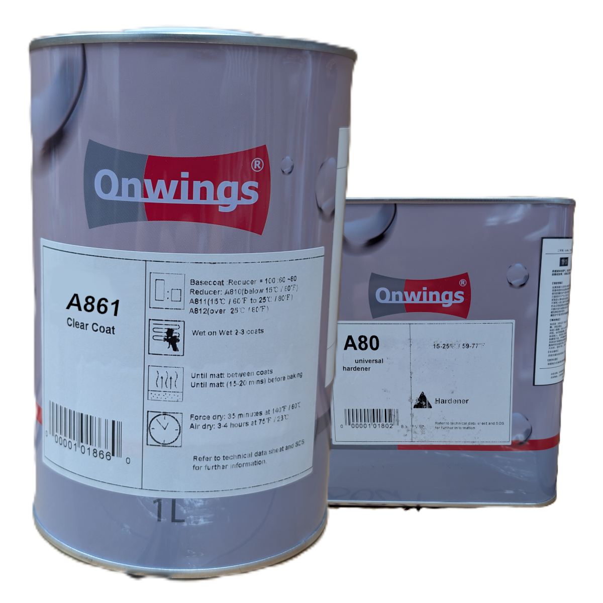 Onwings A861 Clearcoat Kit 1.5L