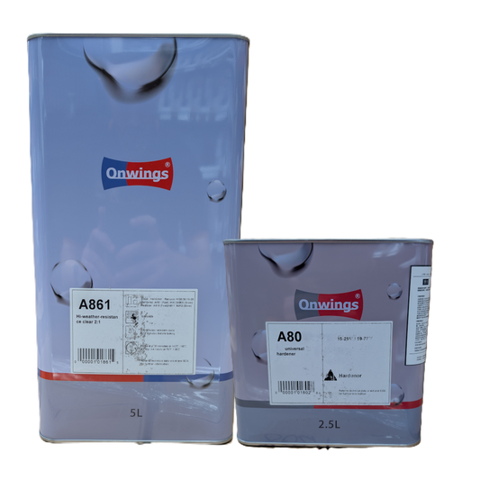 Onwings A861 Clearcoat Kit 7.5L Kit