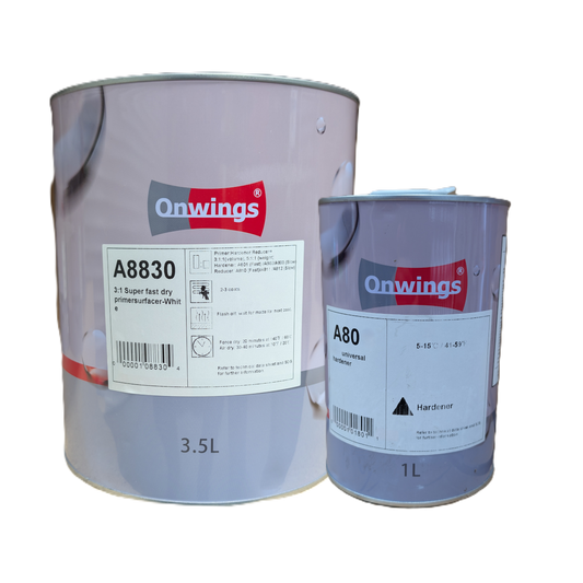 Onwings A8830 Primer Surfacer White 4.5L Kit