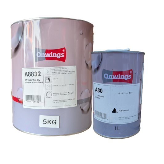 Onwings A8832 Primer Surfacer 4.5L Kit Black