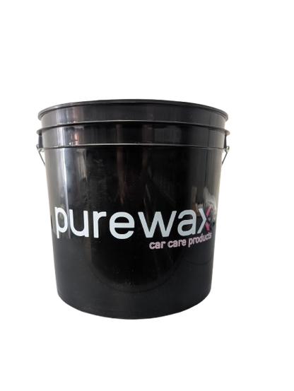 Purewax Plastic Wash Bucket + Grit Guard