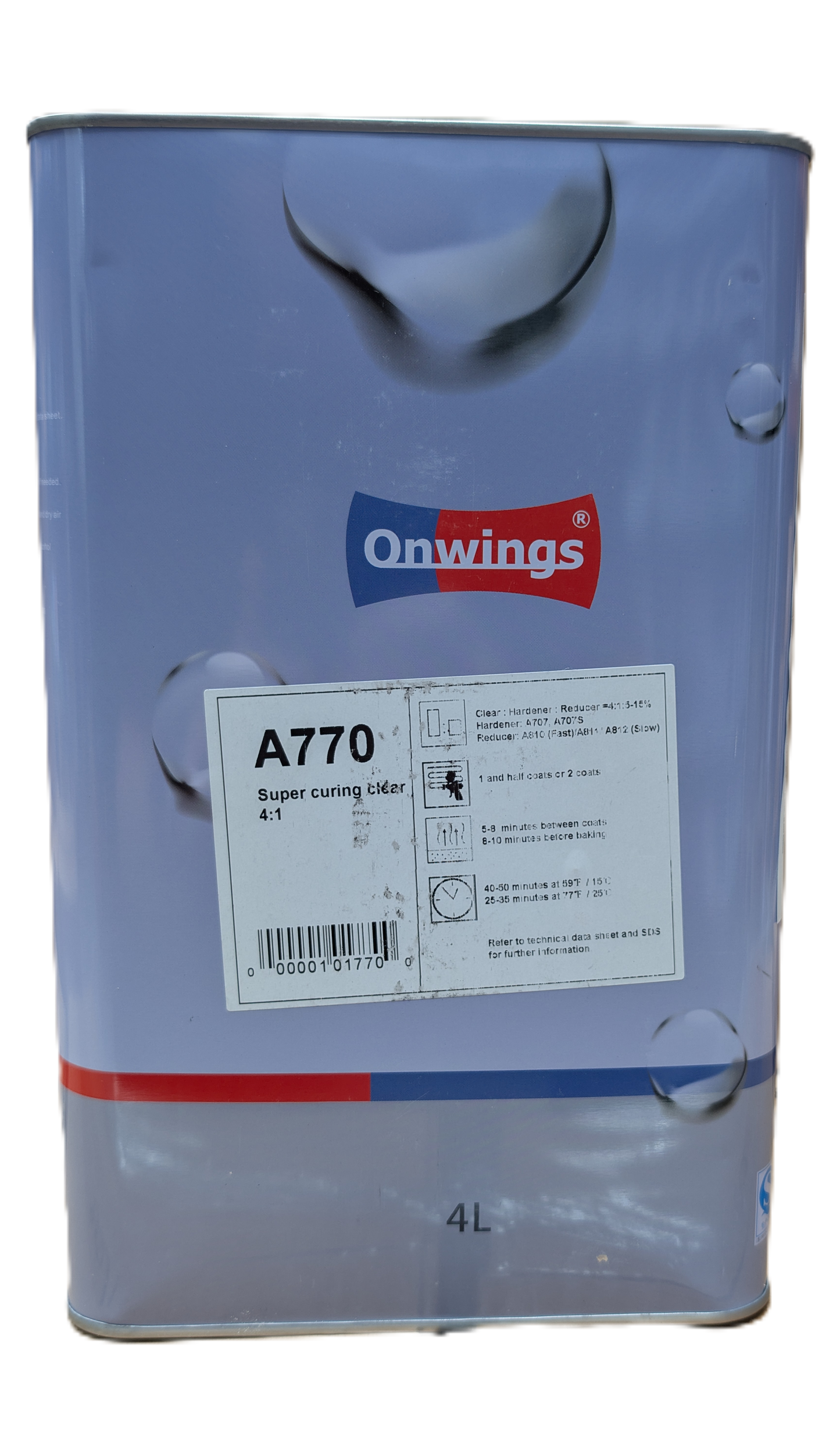 Onwings A770 Fast Curing Clearcoat 4L