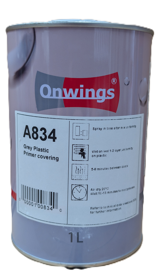 Onwings A834 Plastic Primer Covering Grey