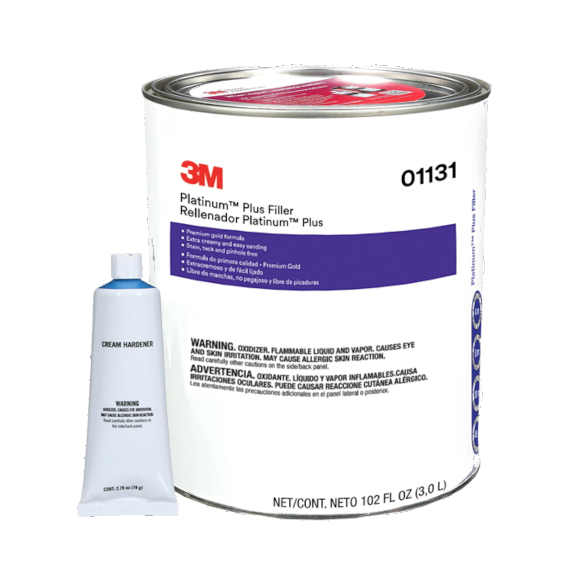 3M Platinum Plus Body Filler 3L