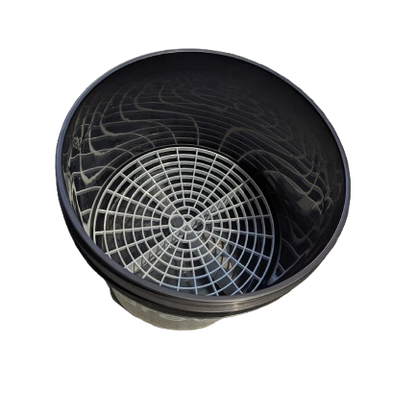 Purewax Plastic Wash Bucket + Grit Guard